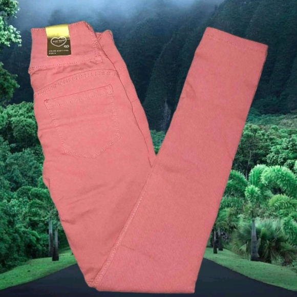 "Buzz Jeans" Women's Pink Skinny Jeans - Picture 4 of 11